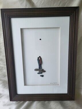 Sharon Nowlan "Dreams We Share" Pebble Art Framed Shadowbox